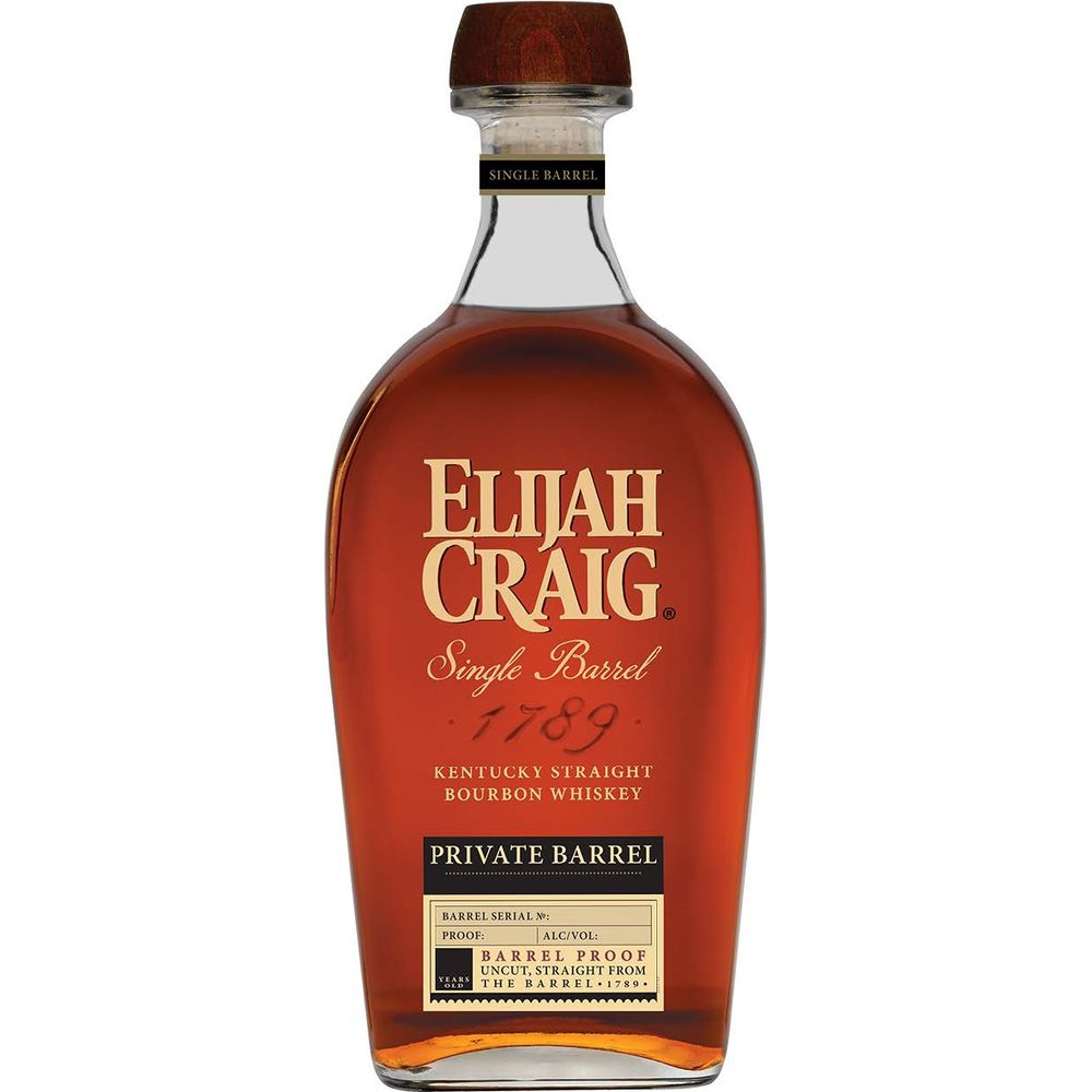 Elijah Craig Barrel Proof Wooden Cork Barrel Select #2 124.8 Proof